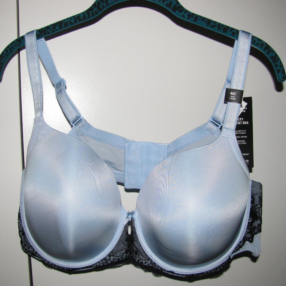 Torrid Lace & Microfiber T-Shirt Bra sz 46C NWT